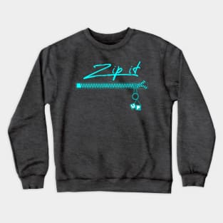 Zip it Up Crewneck Sweatshirt